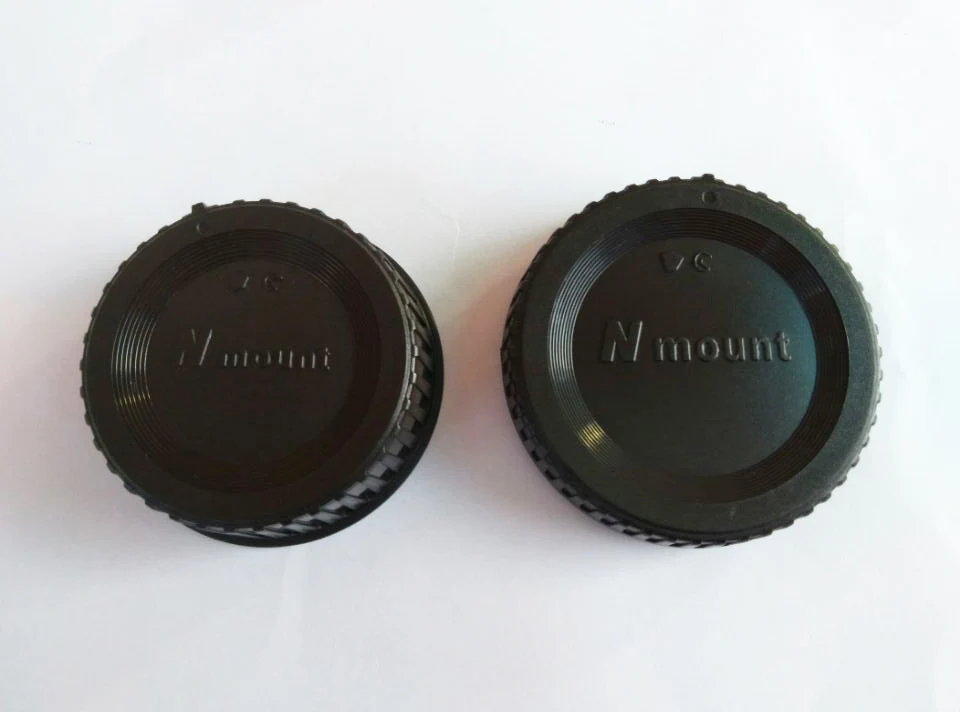 니콘 D 마운트 SLR DSLR 카메라용 카메라 바디 캡 및 후면 렌즈 캡 N 마운트, 1 쌍