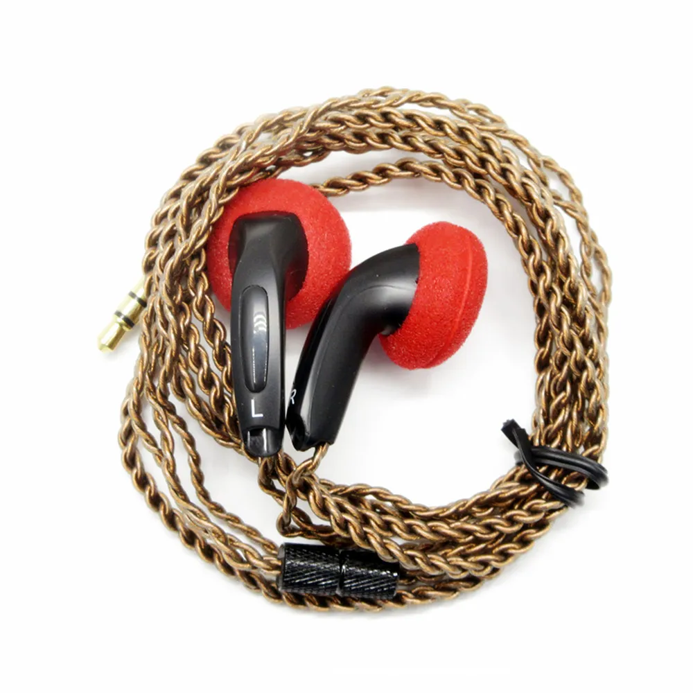 FENGRU FAI DA TE EMX500 Auricolari In-Ear Spina A Testa Piatta Auricolare FAI DA TE HiFi Bass Auricolari DJ Auricolari Qualità del suono dei bassi pesanti