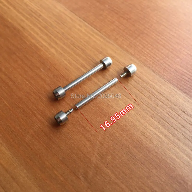 steel watch Screw tube rod  For TS Tissot T-race&T-SPORT T048 feminine 40.66mm lady watch band connect lugs