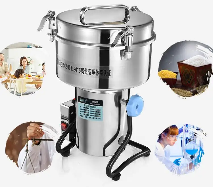 3500g High-speed Electric Grains Spices grinder, Chinese medicine Cereals Coffee Dry Food powder crusher  Mill Grinding Machine