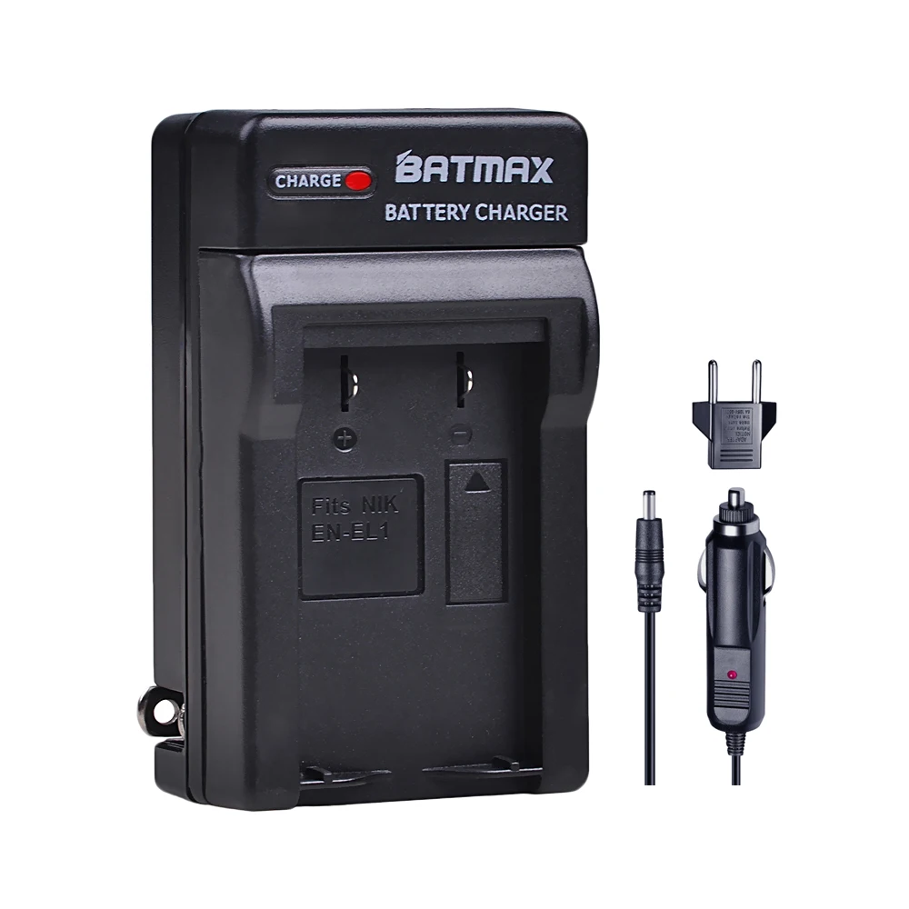 Imagem -04 - Batmax Pacote En-el1 Enel1 Bateria Digital Mais Carregador para Nikon Coolpix 500 775 880 885 990 995 4300 4500 4800 5000 5400 5700 8700