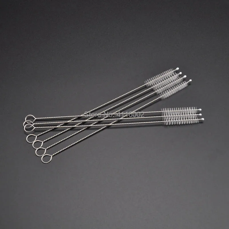 

3000pcs 180mm Length Stainless Steel Nylon Straw Cleaning Brush Drinking Pipe Tube Cleaner Baby Bottle Clean Tools