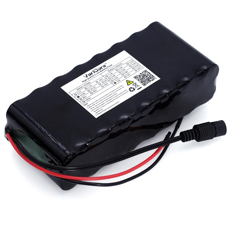 VariCore 14.8 فولت 10 أمبير 18650 بطارية ليثيوم أيون حزمة ليلة مصباح الصيد سخان التعدين مصباح مكبر للصوت البطارية مع BMS + شاحن 16.8 فولت