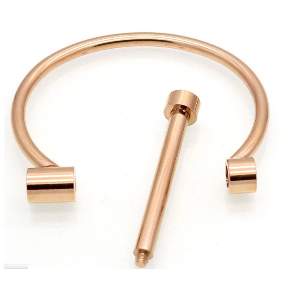 Fashion Shackle Screw Cuff Bracelet Four Colors Stainless Steel Bracelets & Bangles For Women Bracelet Wholesale