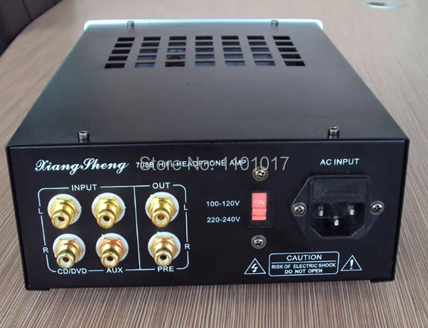 XiangSheng 708B Tube Pre-Amplifier headphone output HIFI EXQUIS Lamp Preamps