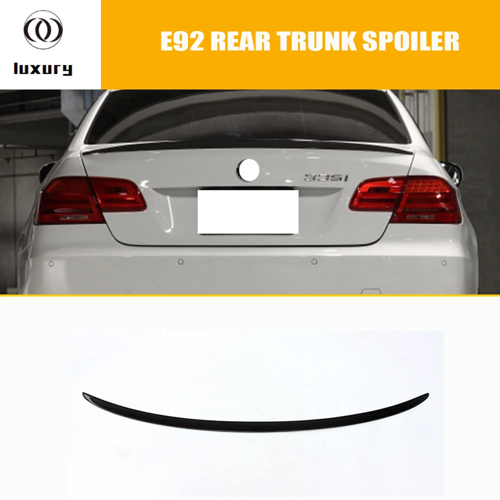 E92 M3 Carbon Fiber Rear Wing Spoiler for BMW E92 Coupe 320i 325i 328i 330i 335i 320d 325d 330d 335d M3 2 Door 2005 - 2011