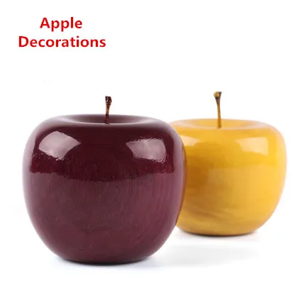 Fashion Yellow Apple Decorations Round Shape Lucky Brand Gift Lovers' Day Women Present New Design Wedding Decoration G024