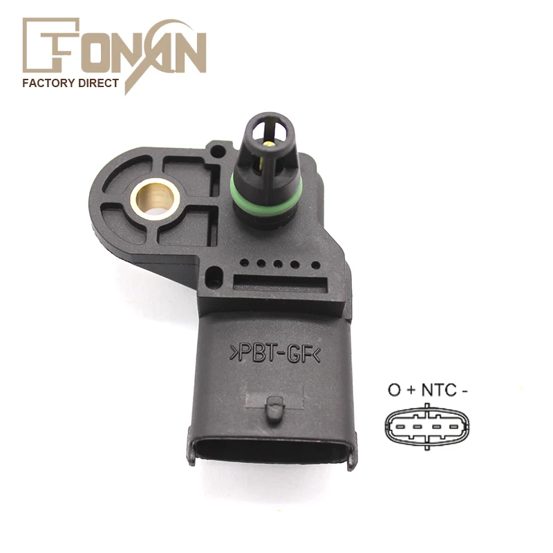 X10 Wholesale Intake Manifold Absolute Pressure Sensor MAP For Chery Qq Wuling Tiggo 0261230217 F01R00E005