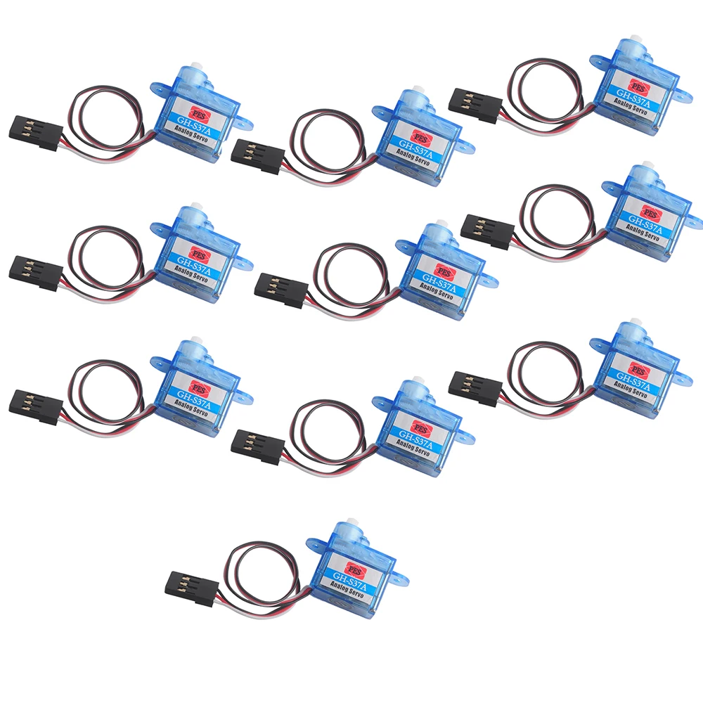 

10pcs Super Light 3.7g mini Micro Servo Analog for Smart Car Control Aeromodelling Aircraft Flight Direction RC Plane FZ1119