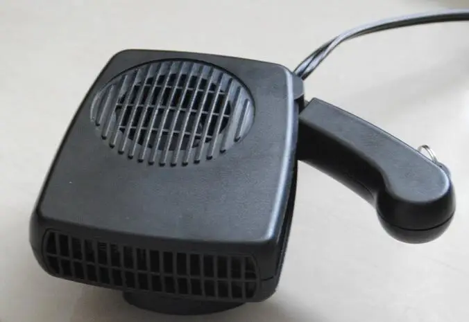 

150W electric fan heater with handle for car use 12V with cigar lighter