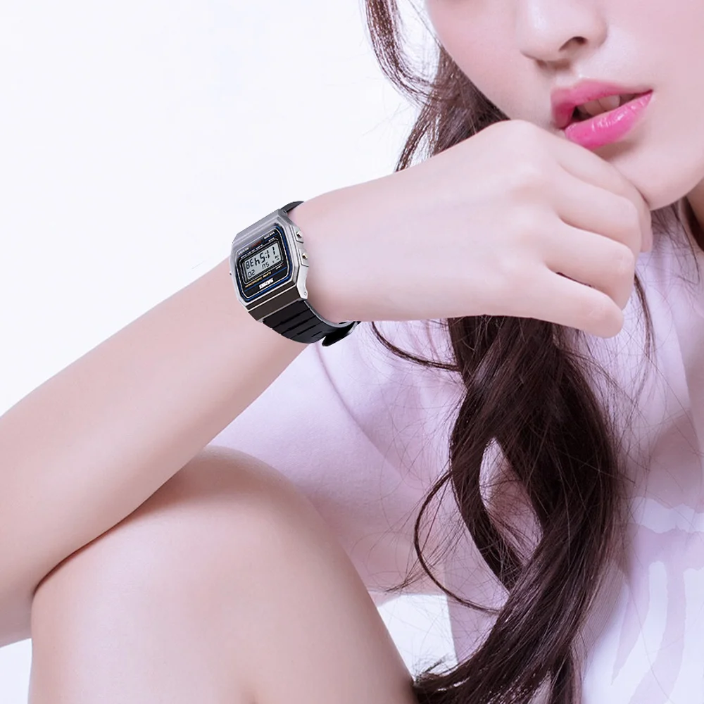 Luxury Brand SKMEI Sports Watches For Womens Mens Electronic LED Digital Watch Women 50M Waterproof Chrono Alarm Clock Men Women
