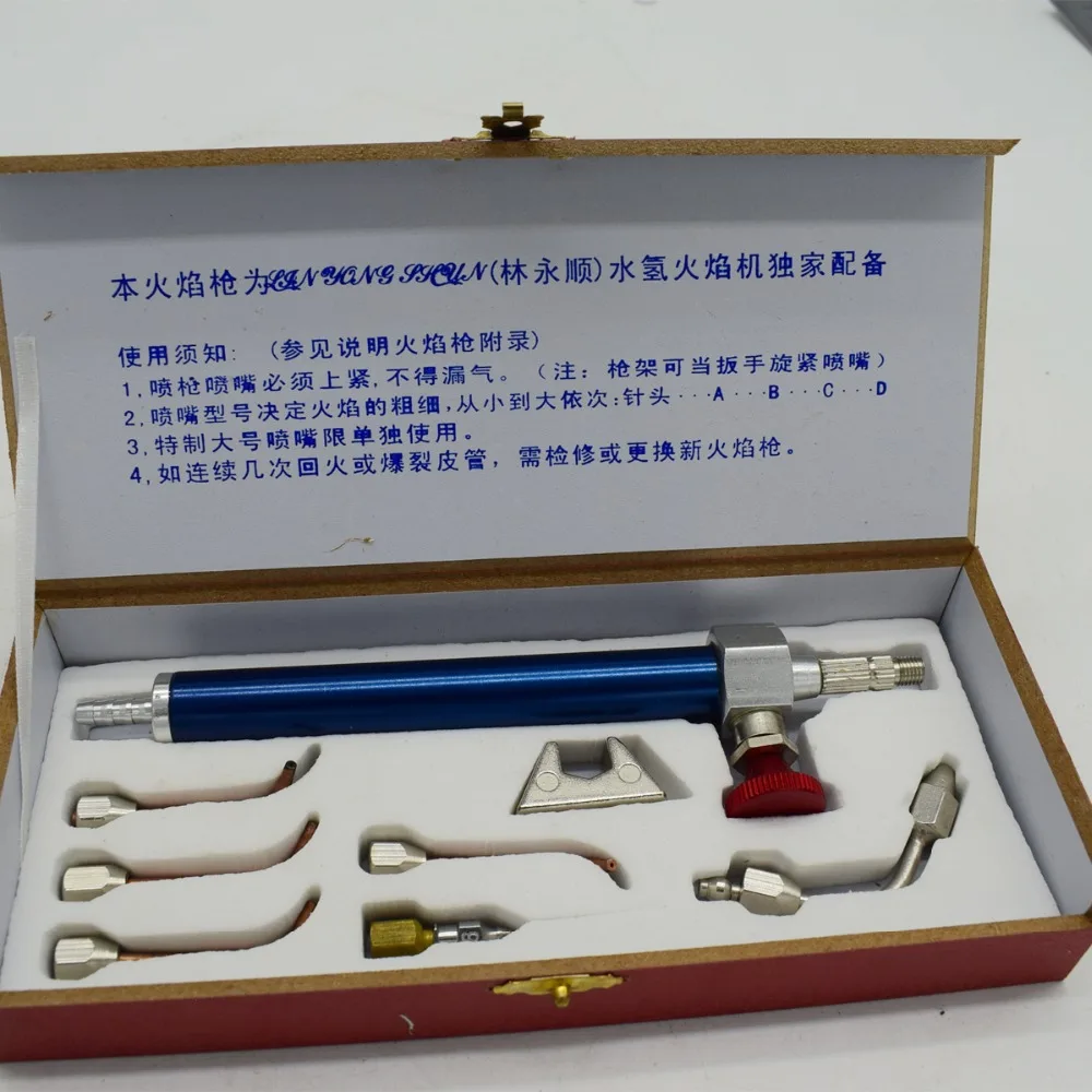 Jewelry Tool Water Oxygen Welding Torch With 5 Tips Jewelry hydrogen Equipment Goldsmith's Tools