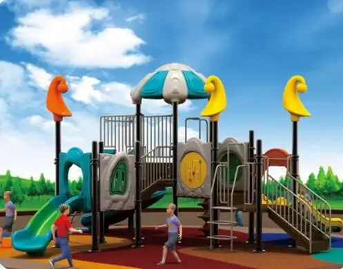 Exported to Ecuador EN1176 Certificated Outdoor Playground Equipment 20 Years' Manufacturer HZ-C014