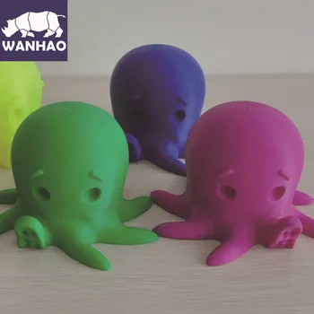In stock! Eco friendly Wanhao 1.75mm luminous green special color ABS filament for 3d printer 1kg/spool,  glowing in dark