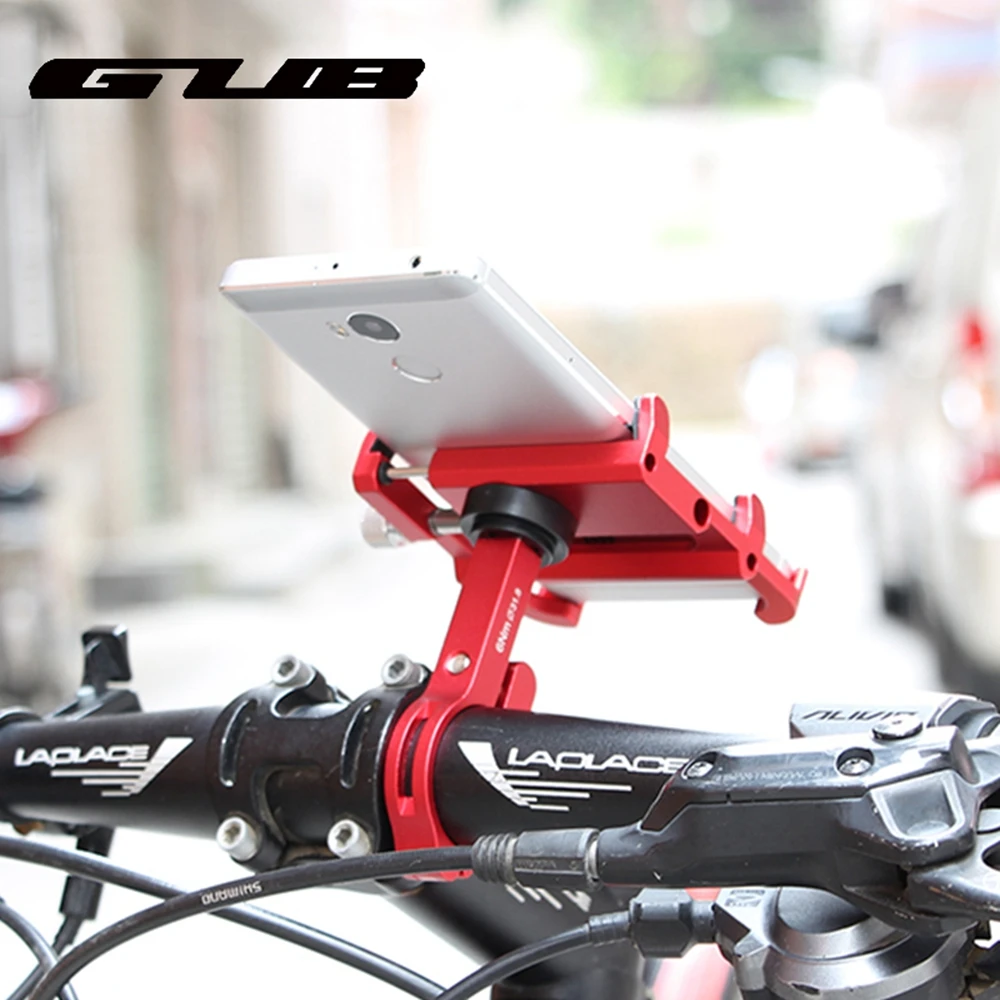 360 Rotating Aluminum Mtb Road Bike Bicycle Motorcycle Phone Holder Mount Support GPS Base Fix Handlebar Clip Stand Accessories