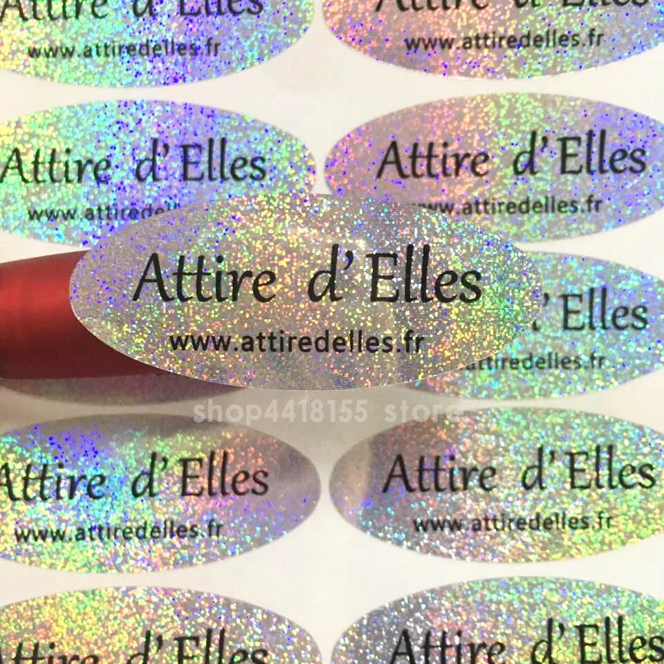 200pcs 20mm Customize Personalised Name Clear Transparent White Kraft Sticker, Wedding Sticker Logo Eyelashes Sticker paper