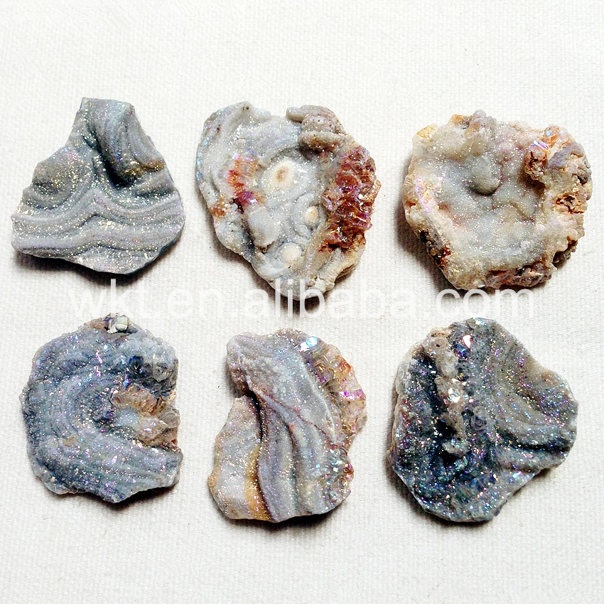 

WT-G131 WKT Fashion druzy stone stone Gorgeous sun druzy stone wholesale nice quality women druzy stone jewelry making