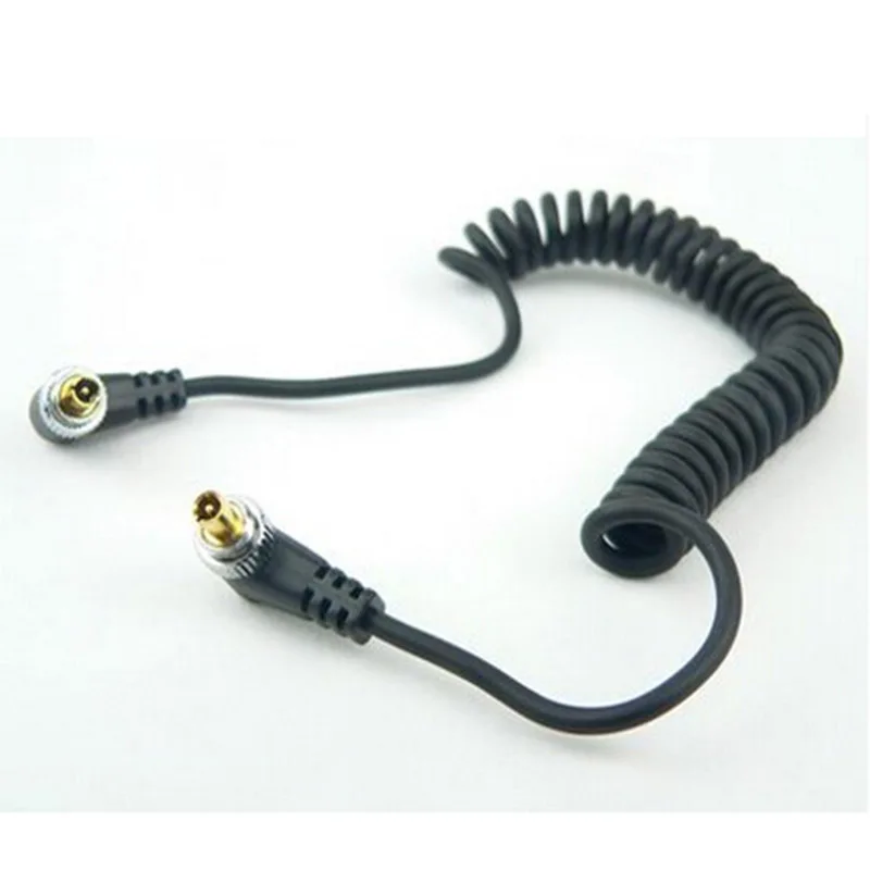 Camera cable Male to Male M-M FLASH Stutio PC line Sync Cable Cord with Screw Lock PC-PC for Canon nikon yongnuo flash light