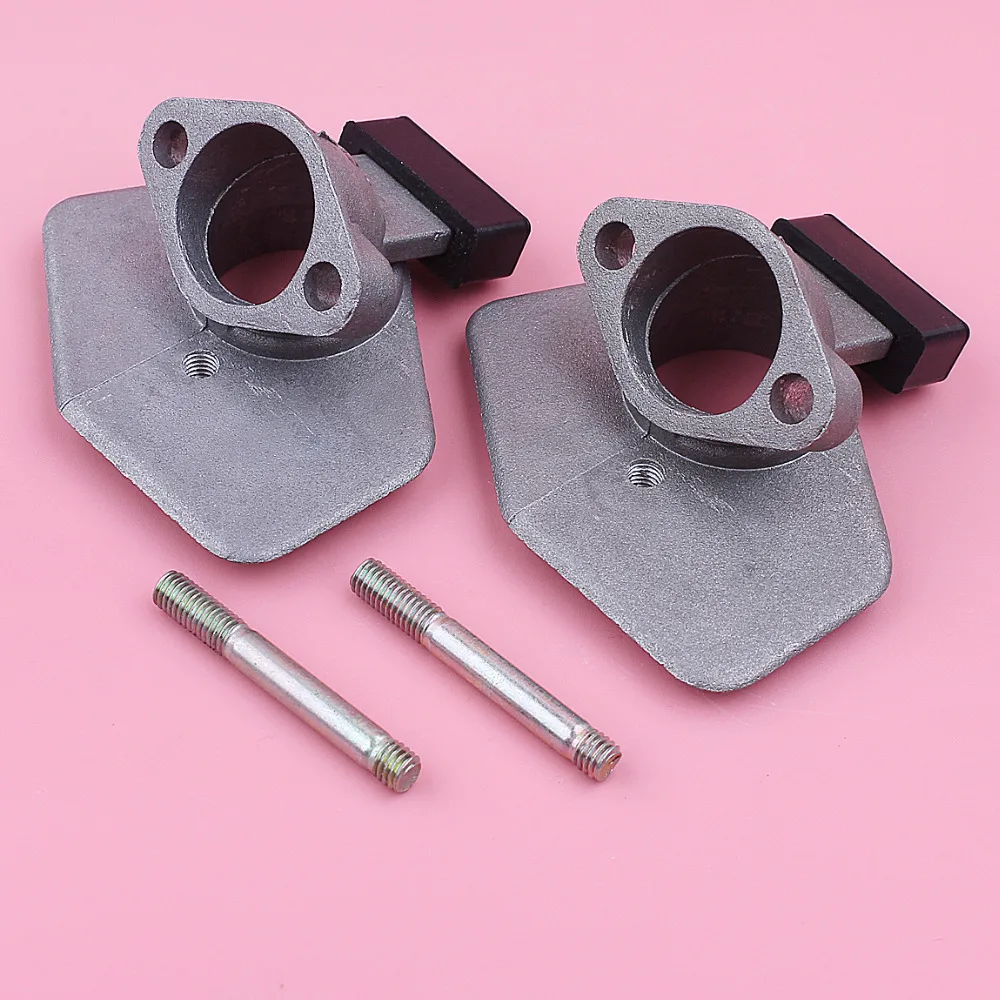 2pcs/lot Carburetor Bracket Base Adaptor For Chinese Chainsaw 5200 52cc 5800 58cc 4500 45cc Garden Tool Replace Spare Part