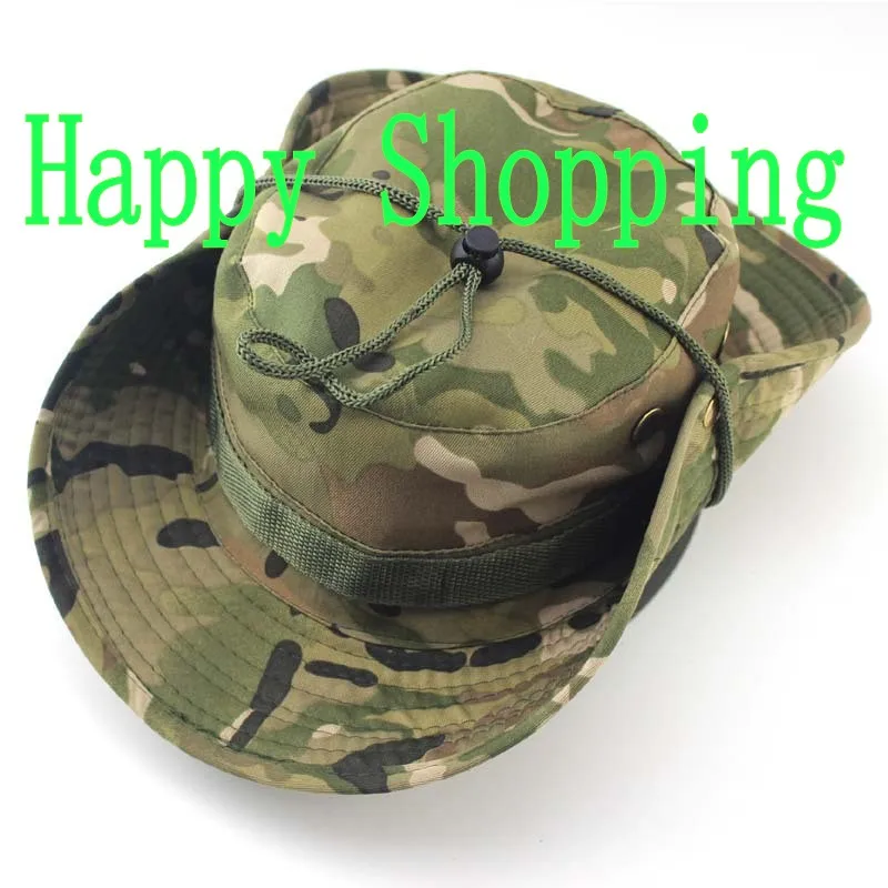 Mens Woman BONNIE HATS Round-brimmed Sun Boonie Cap CP Multicam