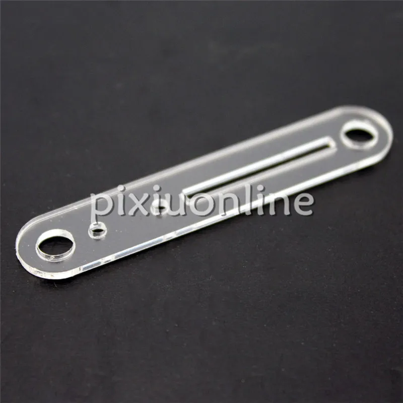 Mini 10pcs/pack J053b DIY Parts Transparent Plastic Connecting Rod for Make eccentric Wheel Crank Gear Sell at a Loss