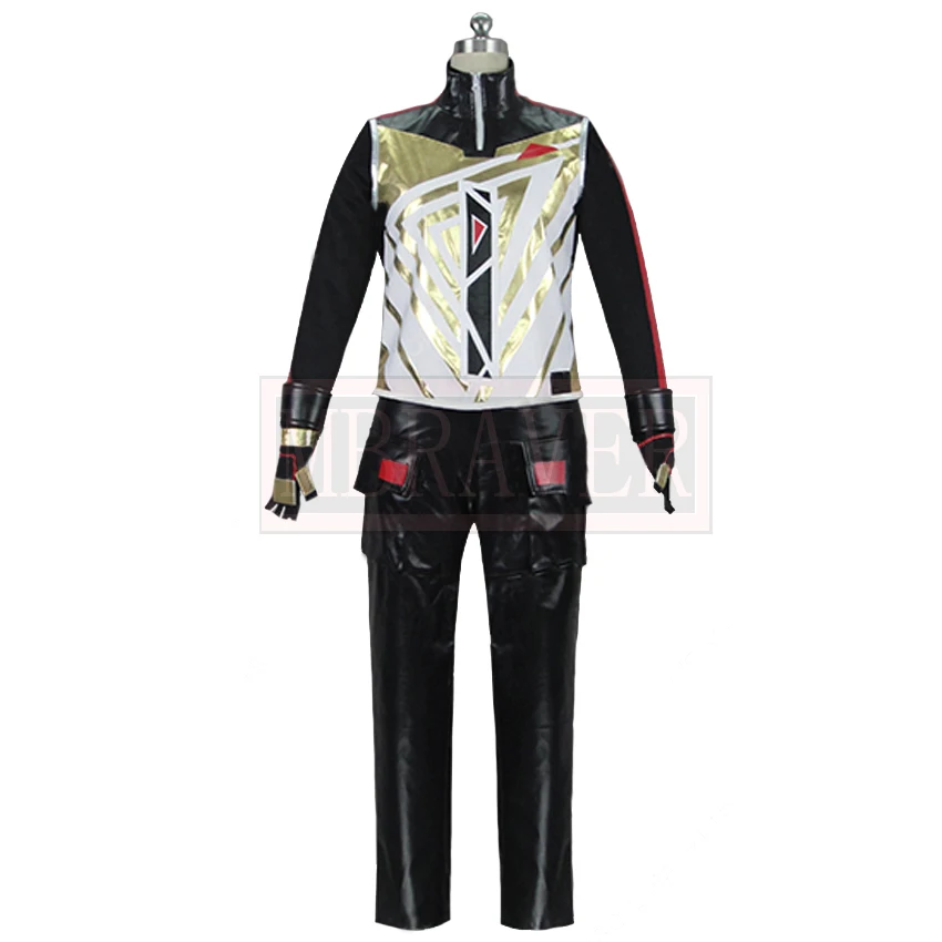 Battle Royale Season 5 Drift Skins Black Fox Cosplay Costume Halloween Uniform Outfit Custom Made Any Size