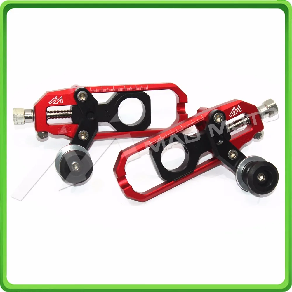 

Motorcycle Chain Tensioner Adjuster with spool fit for Honda CBR600RR 2011 2012 2013 2014 2015 2016 CBR 600 RR Red & Black