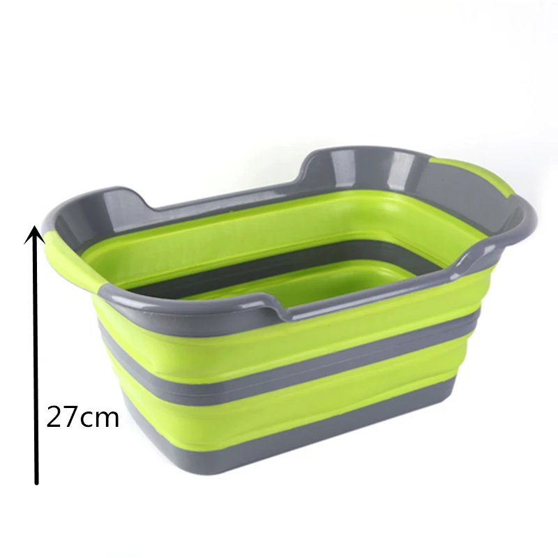 19L Laundry Basket Dirty Clothes Basket Folding Portable Basket Laundry Bathroom Accessories Clothes Hamper Home Storage Washing