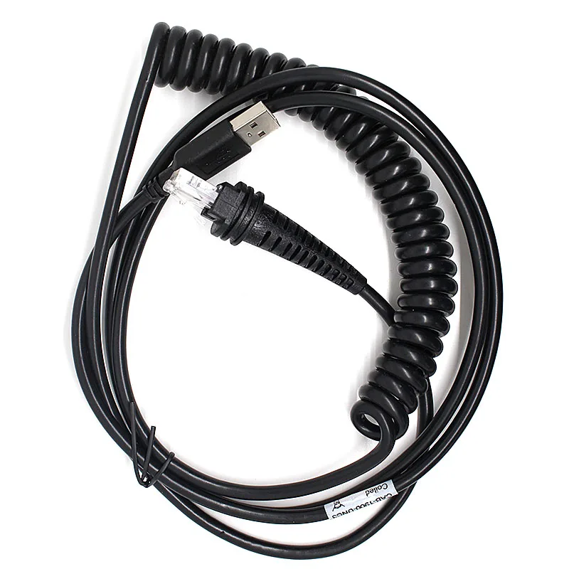 

30pcs New 3M Coiled USB Cable For Honeywell 1900G 1200 1300G BarCode Scanner Spare Parts