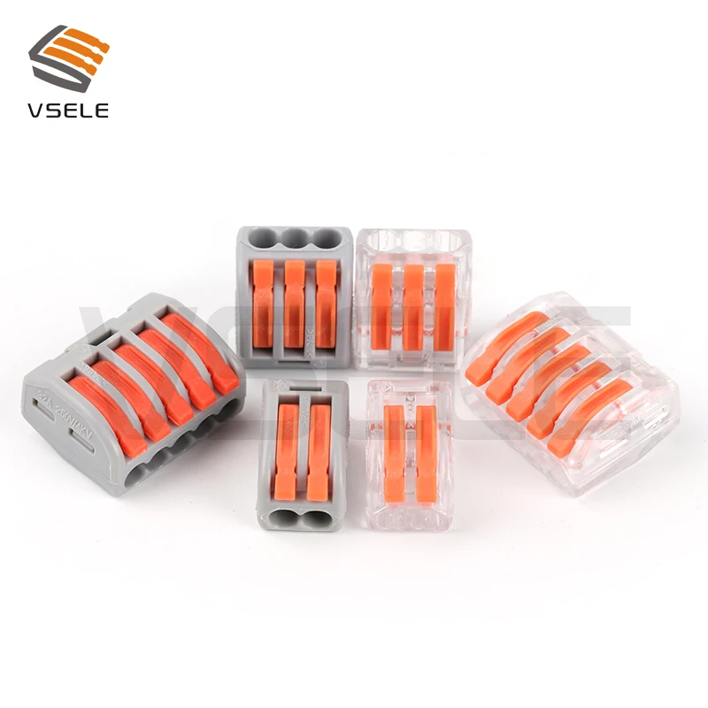 VSELE wire connector, wire terminal, compact splicing connector wiring connector lighting connector 222-412 222-413 222-415