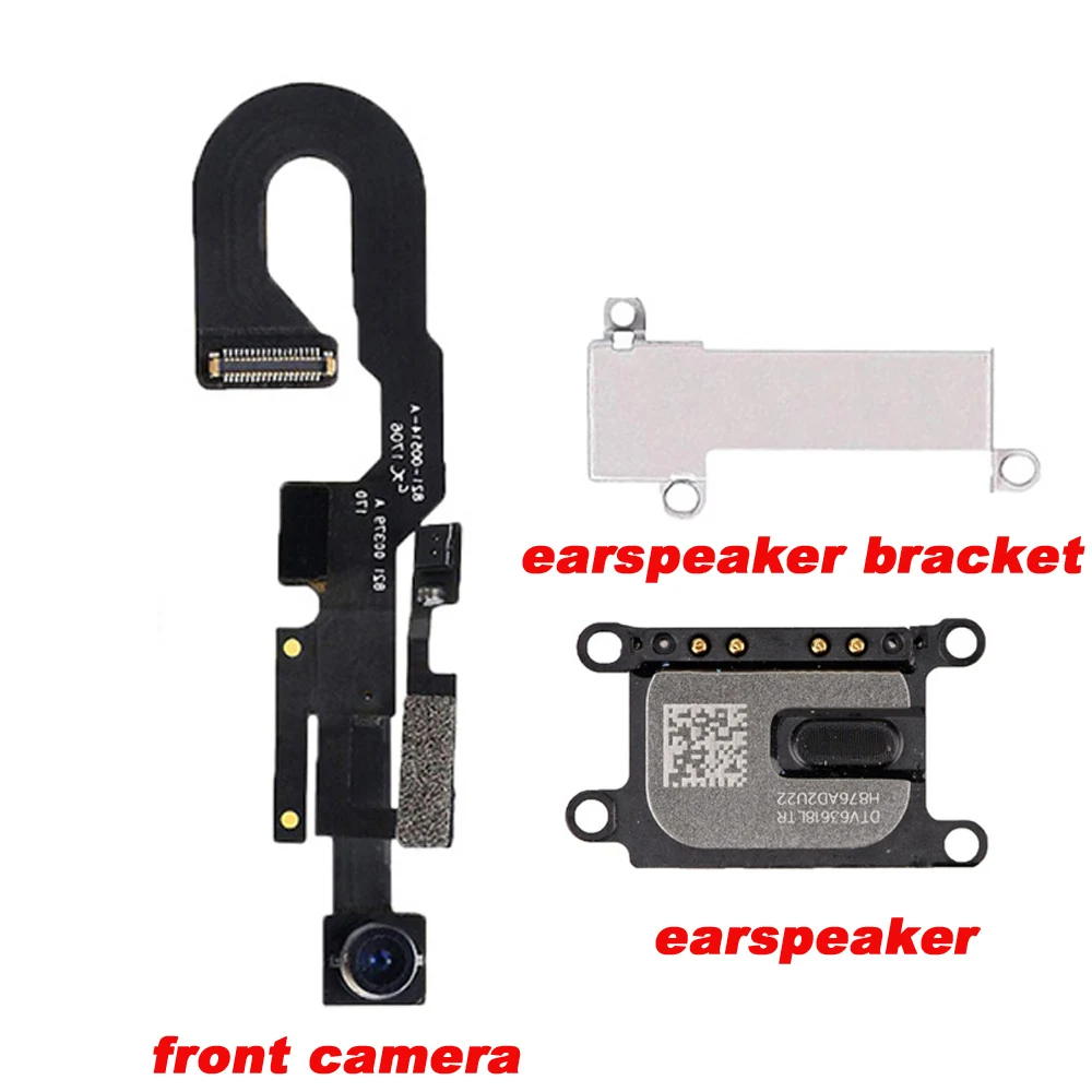 Face Front Camera With Sensor Proximity Light Flex Cable + Earpiece With Bracket Holder For iPhone 7G 7 Plus 8 8Plus