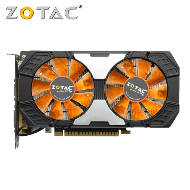 الأصلي ZOTAC GTX 750Ti 2GB بطاقة جرافيكس وحدة معالجة الرسومات VGA ل nVIDIA بطاقات الفيديو GeForce GTX 750 Ti 2GB خريطة HDMI VGA DVI PCI-E X16