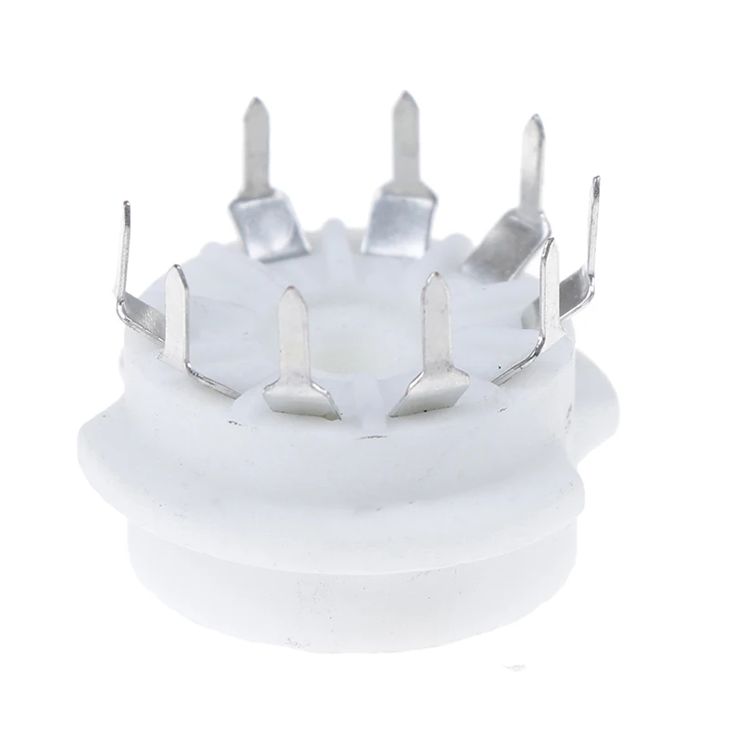 1pc Ceramic 9pin B9A PCB MOUNT Tube Socket FOR 12AX7 12AT7 12AU7 6DJ8 ECC82 5670 6922 Hifi Audio Vintage AMP DIY