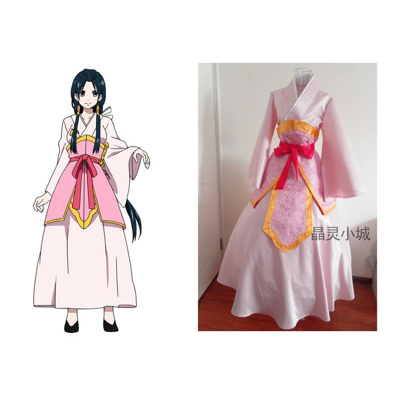 

2016 Magi The Labyrinth of Magic Kogyoku Ren Ren Hakuei Cosplay Costume dress Any Size