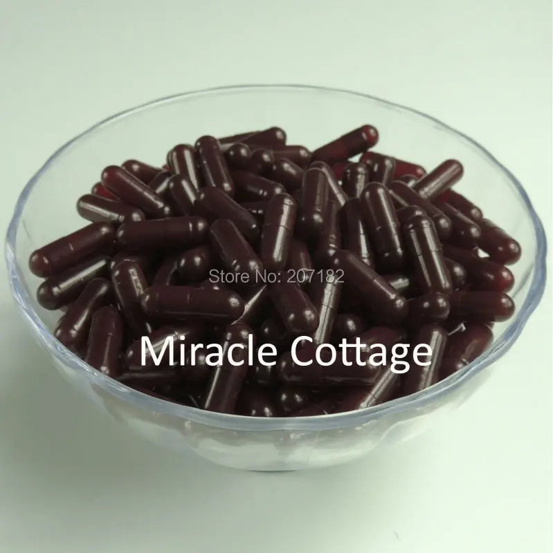 10,000pcs Size 0 Dark Brown Color HPMC Vegetable Capsule,  Veggie Empty Capsule, 0# Vegetarian  Capsule---Cap and Body Separated