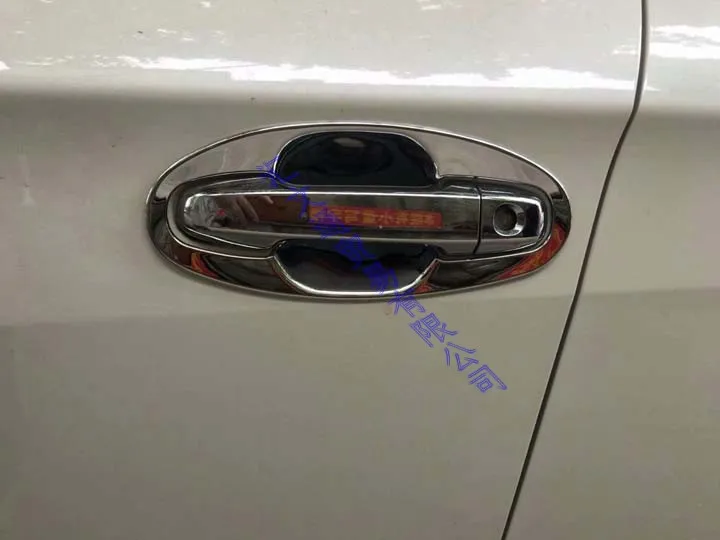 For Subaru XV 2018 2019 2020 ABS Chrome Door Handle Bowl Cover Cup Cavity Trim Insert Catch Molding Garnish