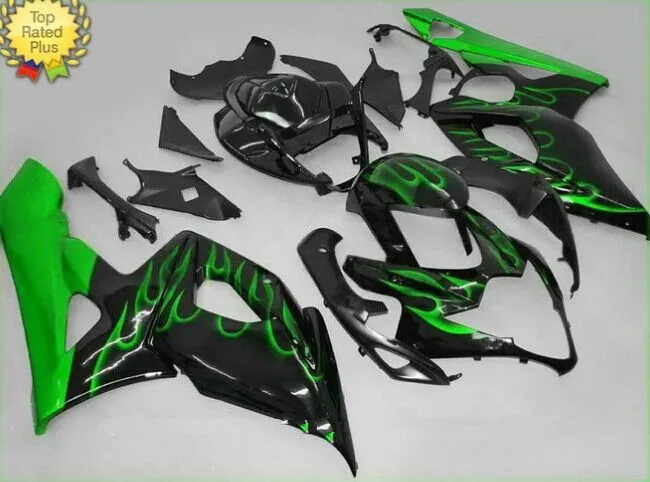 

Injection GSX R1000 2005-2006 K5 05 Fairing Green Black GSXR1000 05 Plastic Fairings for Suzuki-Nn