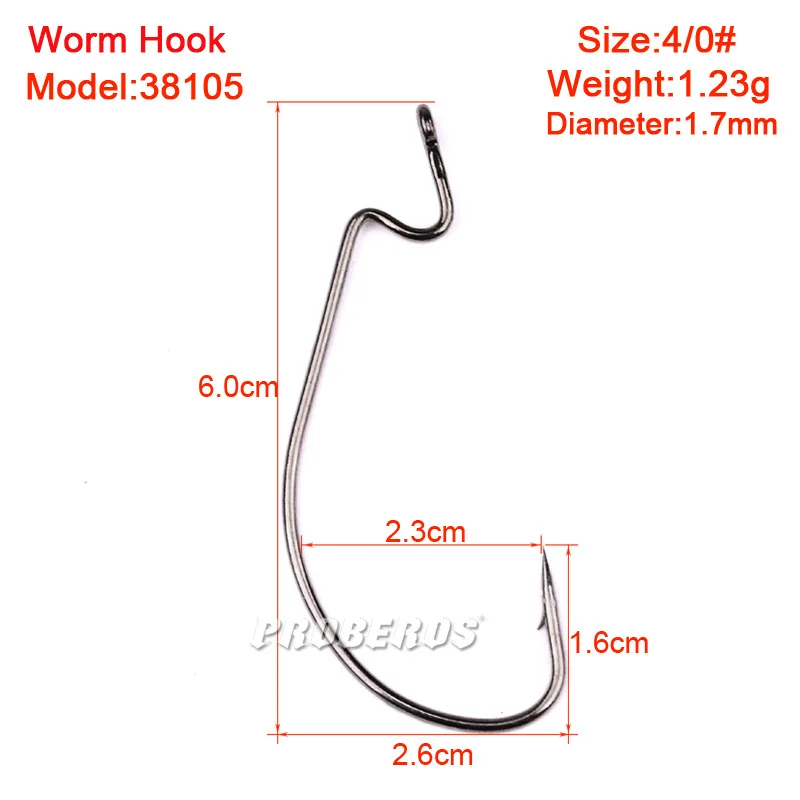 10pcs/LOT Fishing hook crankhook for Soft Worm Bait Crankbait Wide belly crank hooks  Steel Wide Crank Offset Barbed Carp