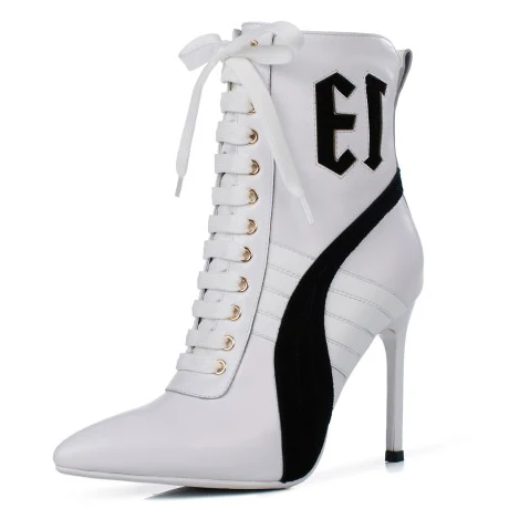 Olomm New Arrival Women Winter Ankle Boots Cow Leather Sexy Thin High Heel Boots Pointed Toe Office Women Shoes US Size 3-9.5
