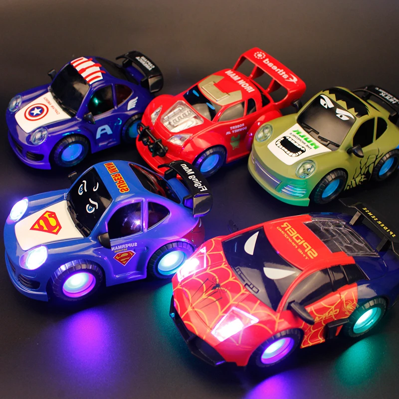 Car Model  Electric Music Sports Car Toys  Flash Car Model Toy  Birthday Present for Boys/Girls  A008  1pc/lot