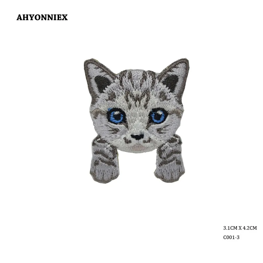 Hyonniex-刺animalパッチ,1ピース,ファッショナブルなアップリケ,DIYパッチ