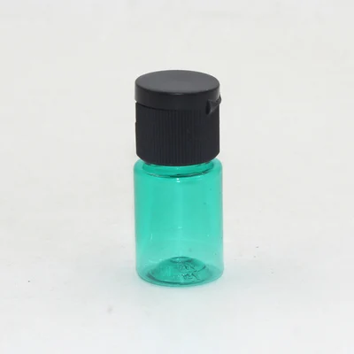 100pcs 5ML Cosmetics Empty  Bottle with Clamshell Cover Lid, Extrusion Lotion  Bottle Travel Sample Subpackage Bottle