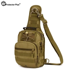 PROTECTOR PLUS Sport Camping Man Bags Tactical Backpack Outdoor Crossbody Bags Hiking Sling Chest Pack Fishing Bag