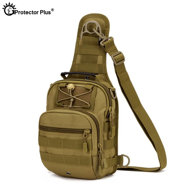 PROTECTOR PLUS Sport Camping torby męskie taktyczna wojskowa plecak Outdoor Crossbody torby turystyka torba typu sling na klatkę piersiową torba wędkarska