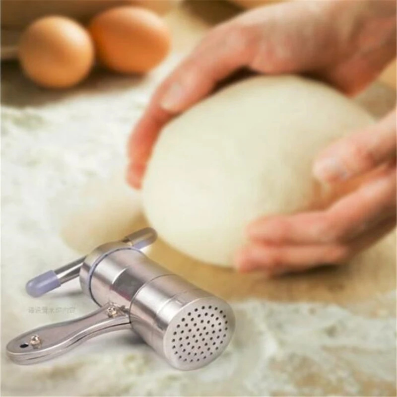 Hướng Dẫn Sử Dụng Báo Chí Làm Bún Và Mì Ống Dụng Cụ Inox Cầm Tay Máy Làm Mì Cho Dụng Cụ Nhà Bếp Với 5 Lưỡi Dao Dễ Dàng Hoạt Động