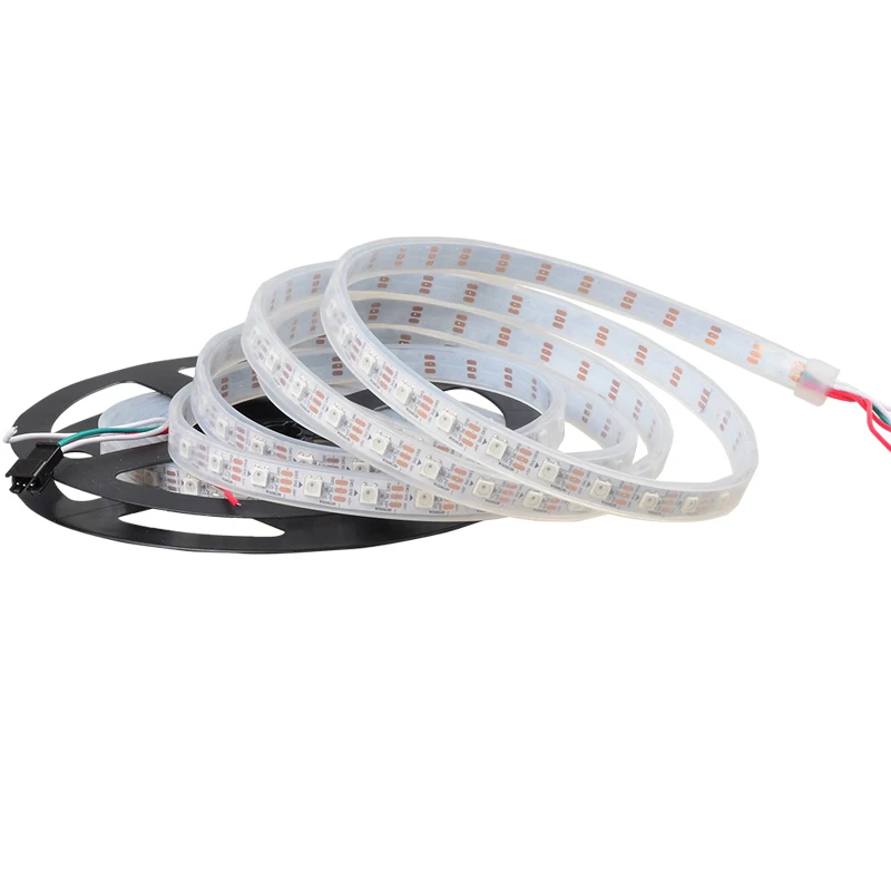 

1m/5m 60LEDs/m SK6812(Similar WS2812B)RGB LED Strip 5050 SMD TV Light Flexible Tape 5V White/Black PCB IP20/IP65/IP67