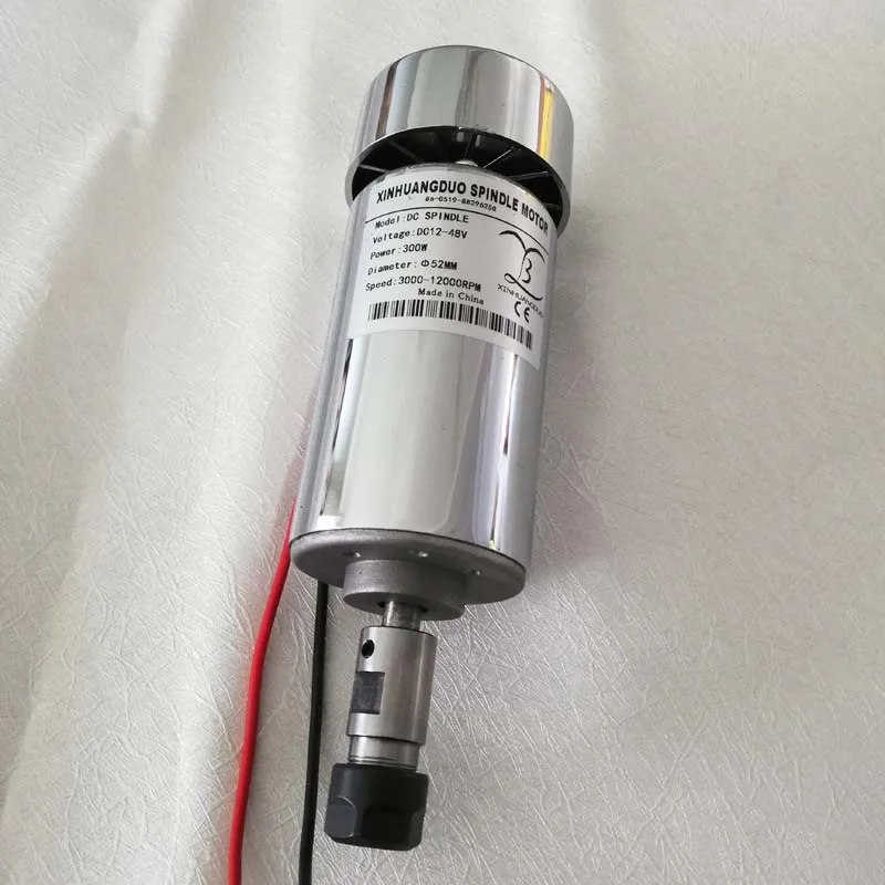 300W Spindle motor DC12-48V ER11 ER16 12000rpm 0.3kw spindle cnc router spindle motor cnc spindle motor