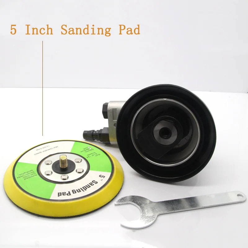 5 Inch Air Pneumatic Sander Self Vacuum 10000RPM Pad Polisher Grinding Machine Sanding Machine 1PC