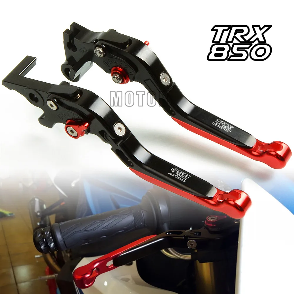 For Yamaha TRX850 TRX 850 1996-2000 1997 1998 2000 Motorcycle CNC Aluminum Brake Clutch Levers Adjustable Folding Extendable