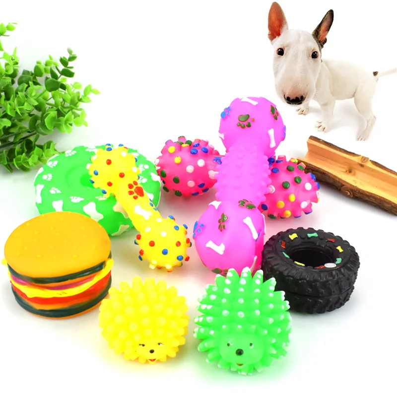 Fashion Pets Dog Toys Screaming Chicken Squeeze Sound Toy for Dogs Super Durable & Funny Squeaky Rubber Bone Dog Chew Toy